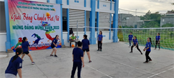 CĐCS Trường THCS Nguyễn Thông tổ chức thành công giải bóng chuyền hơi nữ CNVCLĐ